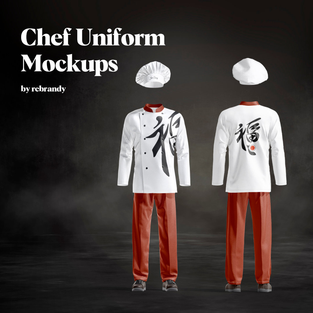 Chef Uniform Mockup Mock Up by rebrandy for Purchase